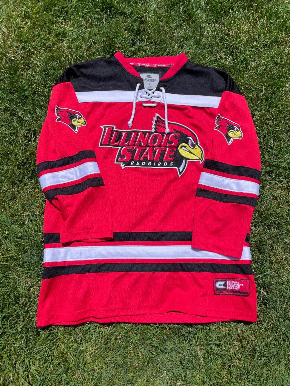 Illinois State Redbirds Colosseum Hockey Jersey Size Medium
